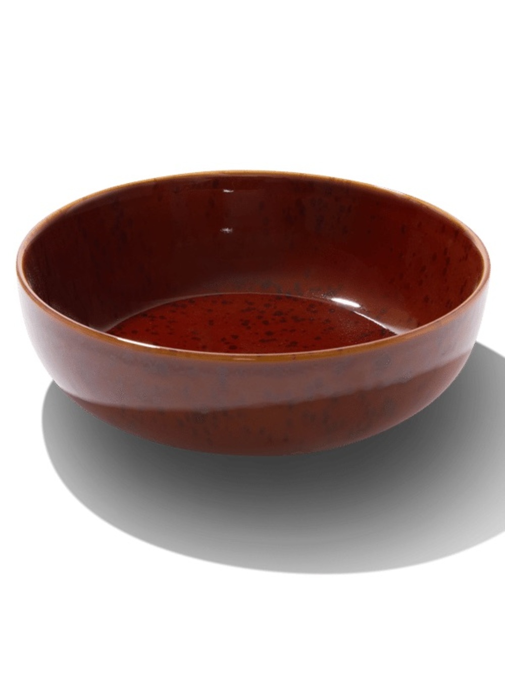 Tortoise Amber Ceramic Serving Bowl Stoneware Dining Dinnerware by PRETTI.COOL